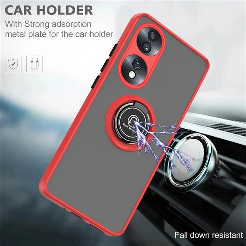 For Huawei Honor 90 70 Case Magnetic Ring Holder Case For Honor Magic 5 60 50 Pro X9A X8A X7A Shockproof Camera Protector Funda