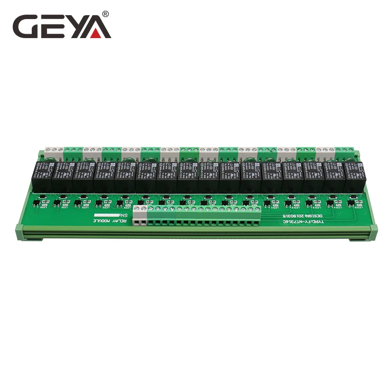 GEYA 16 Groups 1SPDT 1NC1NO  Relay Module for AC DC 5V 12V 24V PLC Relay