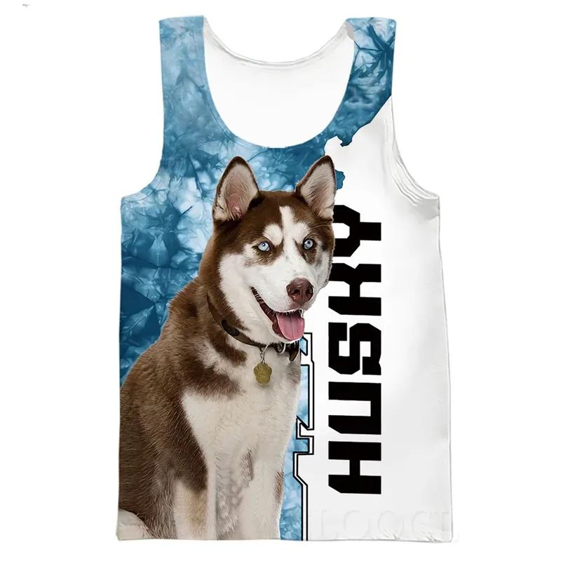 German Shepherd Tank Top 3D Printed Men Women Fashion Casual Sleeveless Vest Summer New Trendy Oversized Kids Unisex Gym Clothes