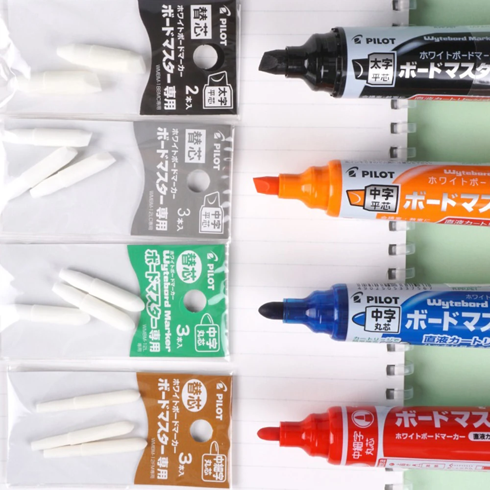 1 Pack PILOT Whiteboard Pen Tip Straight Liquid WBMAVBM Specialized Pen Tip Japanese Stationery