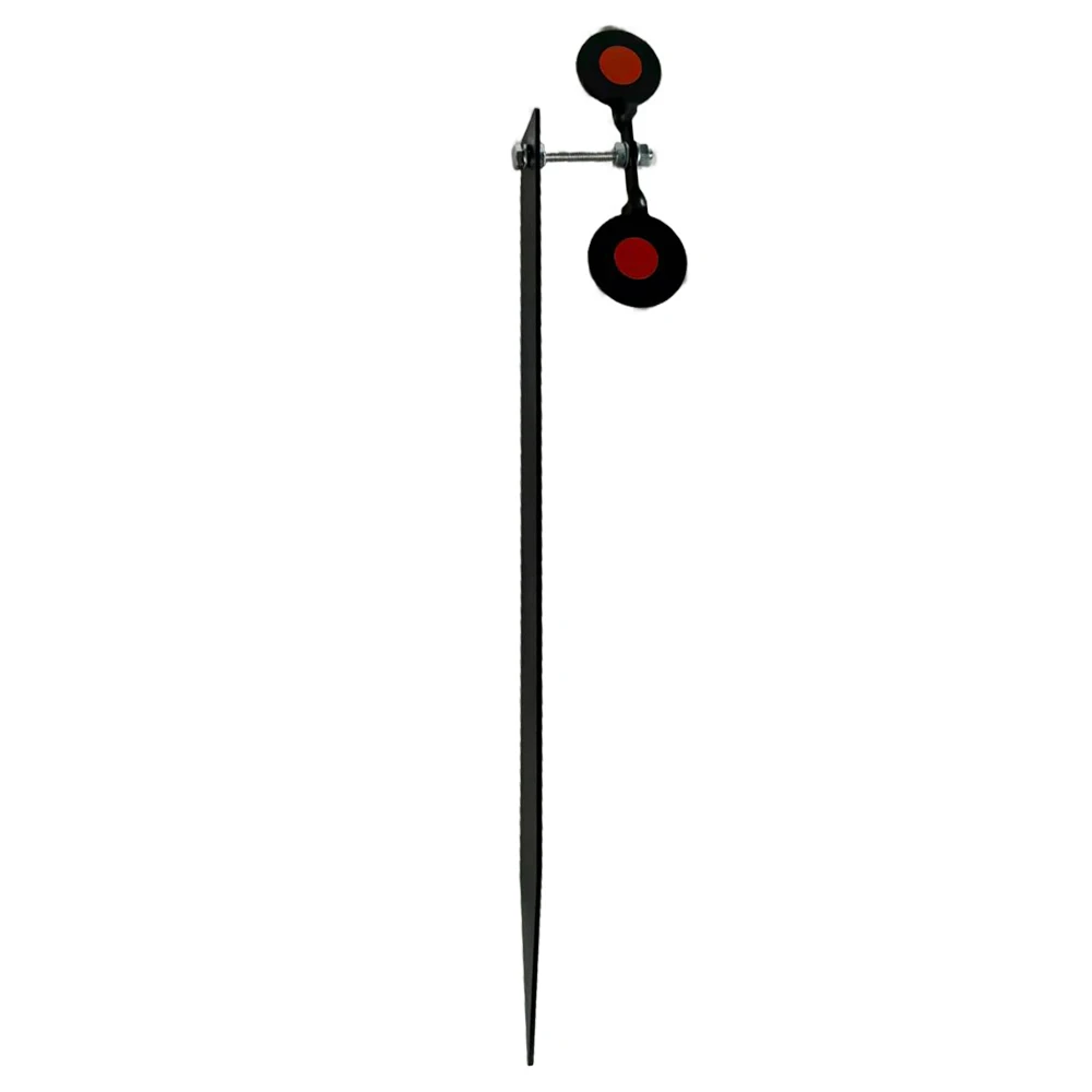 Mangaanstaal verlengde inzetstang, minimalistisch 360 graden verticale rotatie automatisch reset metalen oefendoel.