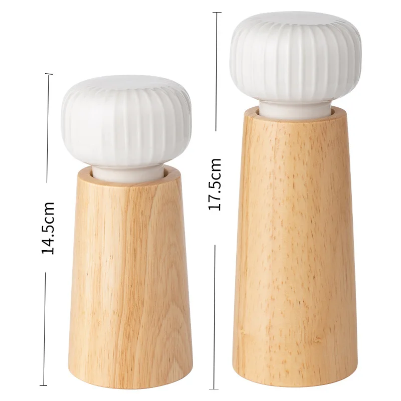 Nordic Pepper Grinder Manual Coarse Salt Grinding Bottle Seasoning Spice Ceramic Core Black Pepper Grinding Seasoning Bottle