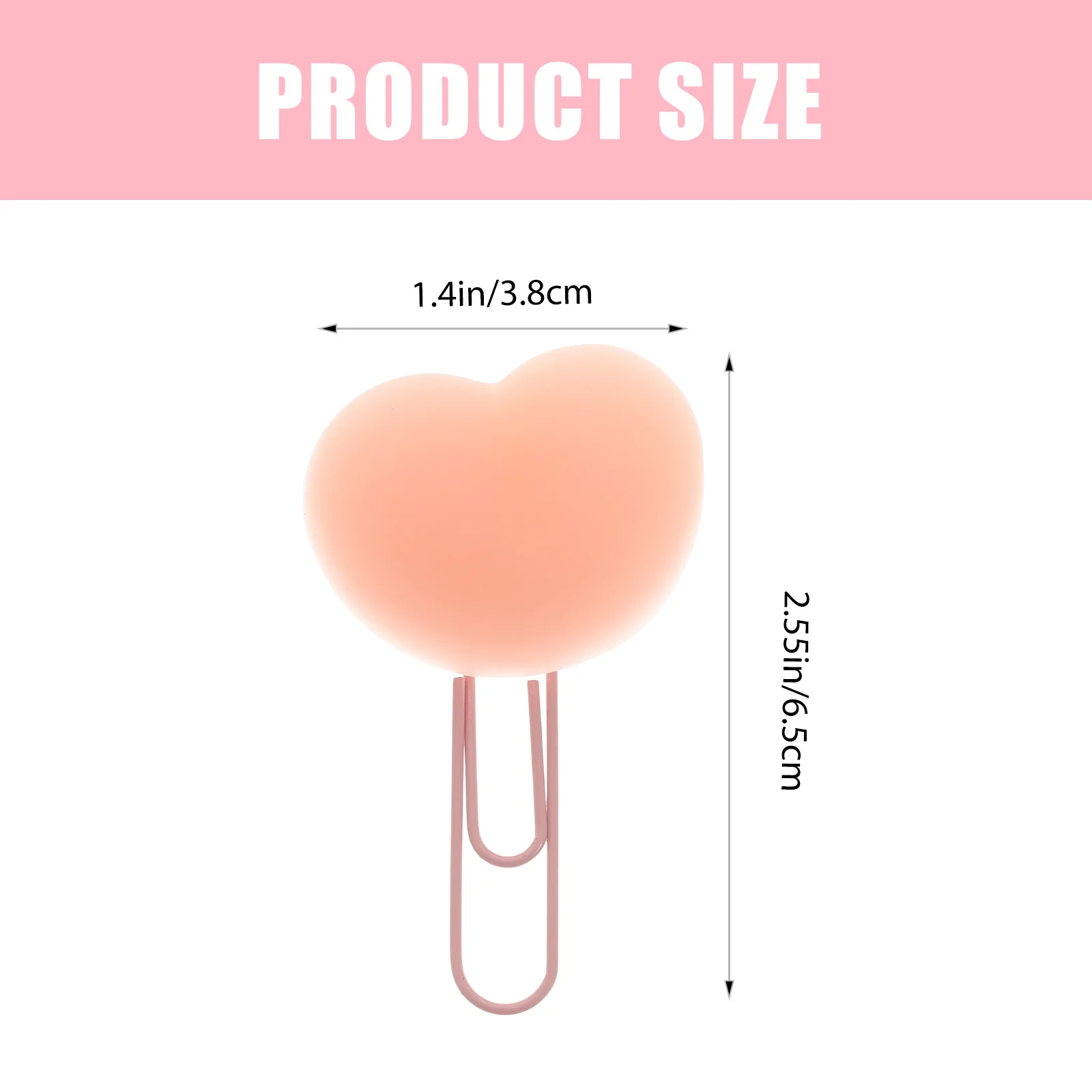 4 قطع من مشابك الورق الإبداعية لمستلزمات المكتب، ملف كرتوني ملون كبير ولطيف