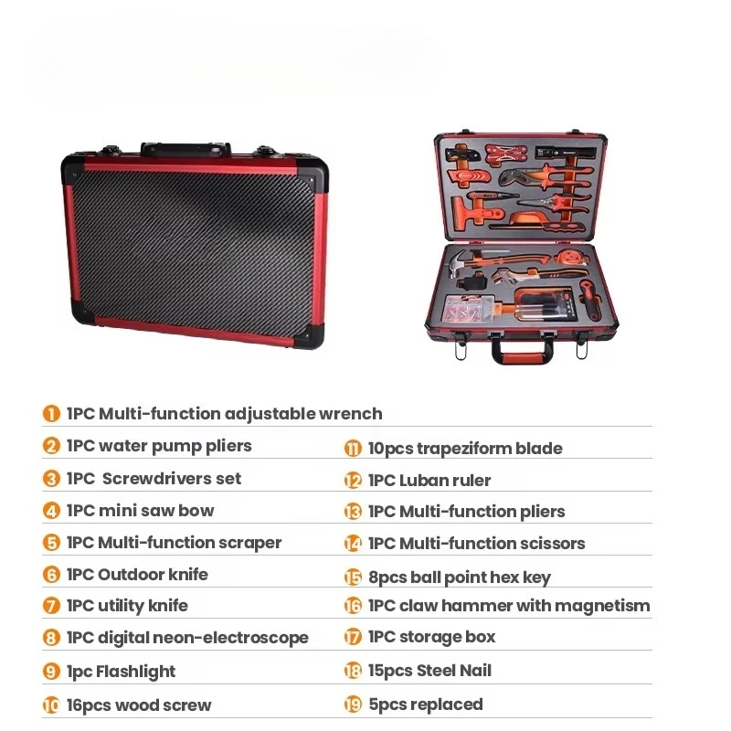 Kit De Herramientas Mecanicas Household Repair 77PCS Hand Tool Kit