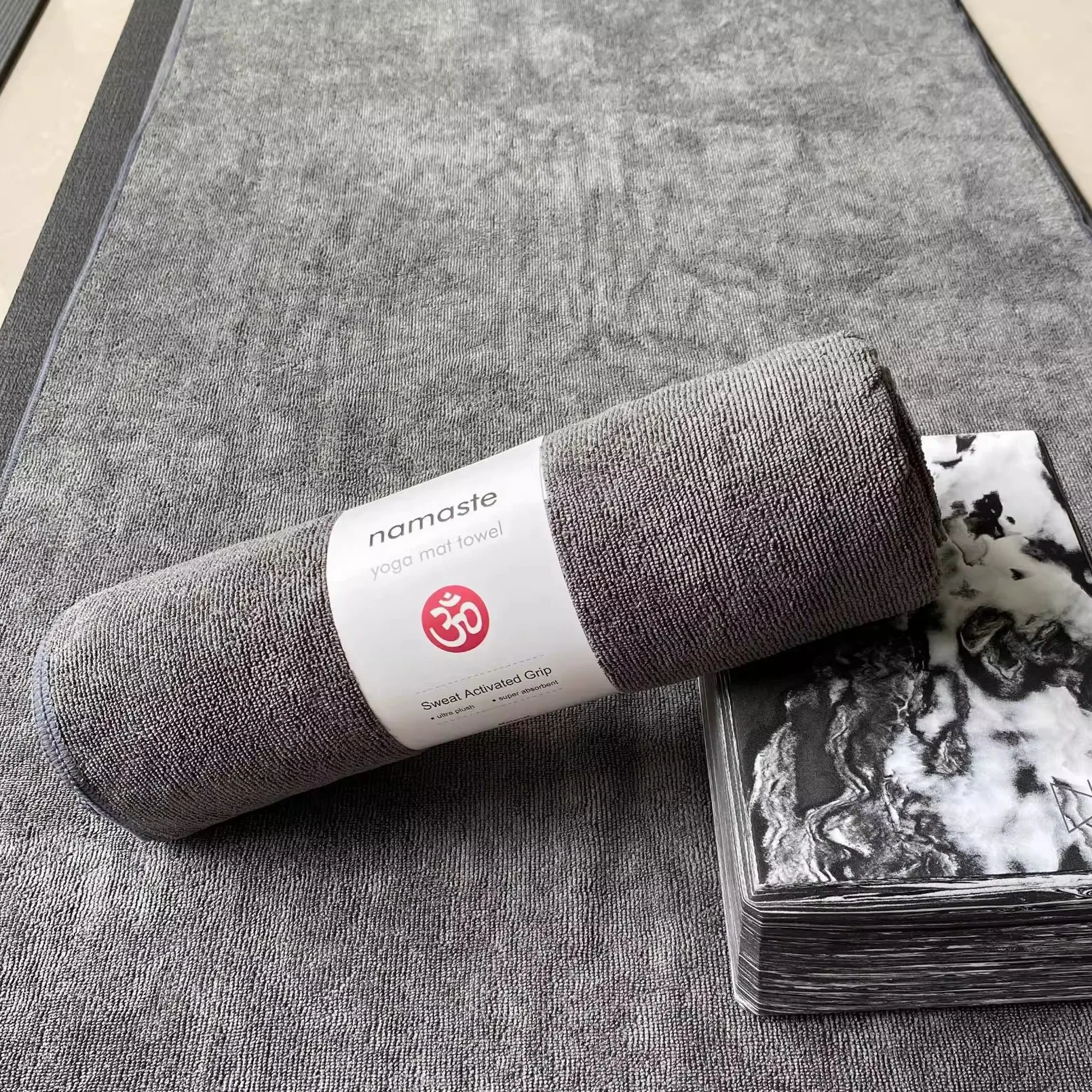 Toalla de Yoga Antideslizante de Secado Rápido, ble a Máquina, M Deportiva para Práctica de Yoga y Pilates