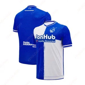 Bristol Rovers Jersey Rumah 2024/25 Jersey Sepak Bola Cepat Kering Luar Ruangan Terbaru Kaus Klasik Musim Panas Uniseks Jersey Olahraga Longgar Dewasa 8 lensa sepak bola penjualan terbaik maillot - №