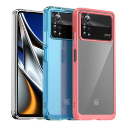 For Xiaomi Poco X4 Pro 5G Case Xiaomi Poco X4 Pro 5G Cover Shockproof Candy Hard TPU Protective Phone Back Cover Poco X4 Pro 5G