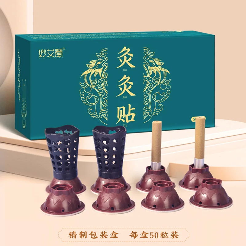 

New Mini Moxa Stick Chinese Moxibustion Tube Paste Self-stick Roll Burner Heating Therapy For Women Gynaecopathia