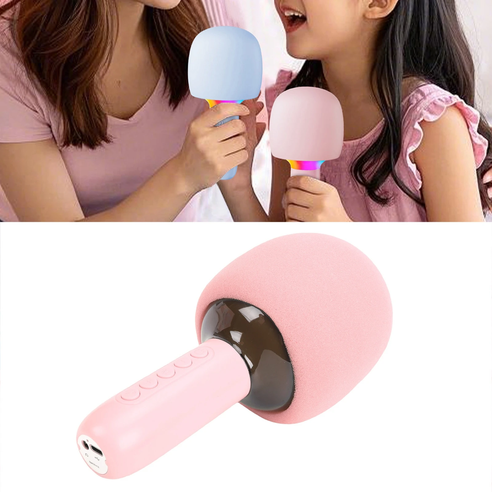 Karaoke Machine Portable With 2 Mic - Wireless Karaoke Microphone Machine Portable Handheld