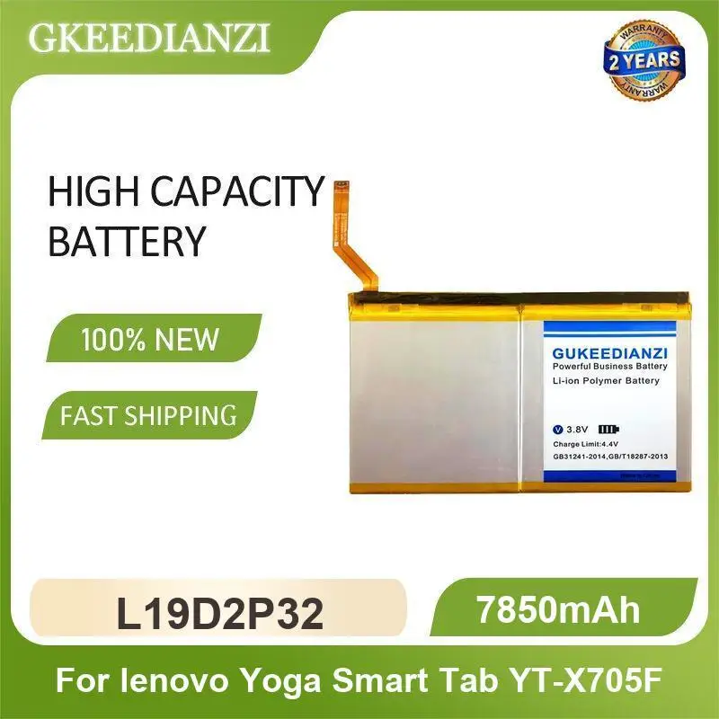 

Battery For lenovo Yoga Smart Tab YT-X705F 3 Pro YT3-X90L YT3-X90F 3-850M Yt3-850F YT3-850 8 B6000 L19D2P32 L15D1P31 L15D2K31