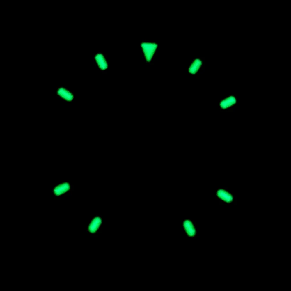 29.5 mm DTN Panda S Logo Dial Suitable For VK63 Movement Green Luminous Sunburst/Enamel Quality Watch Modification Accessories