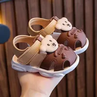 1-3 Years Baby Sandals Summer Little Kids Beach Shoes For Baby Quick Dry Toddler Boys Girls Cute Sandals Brown, Pink, Red, Blue