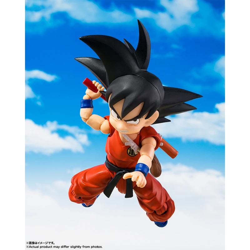 BANDAI oryginalna S.H.Figuarts Dragon Ball animacja peryferyjna zabawka Son Goku Innocent Challenger ruchomy model kolekcja figurek