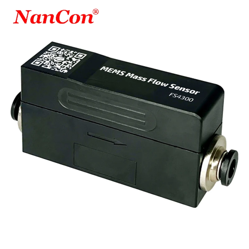 FS4300    Mini    Air Flow Sensor 2.5% Accuracy 8-24V DC 0-200SLPM Thread Connection Clamp OEM RS232/RS485 Output 18-Month