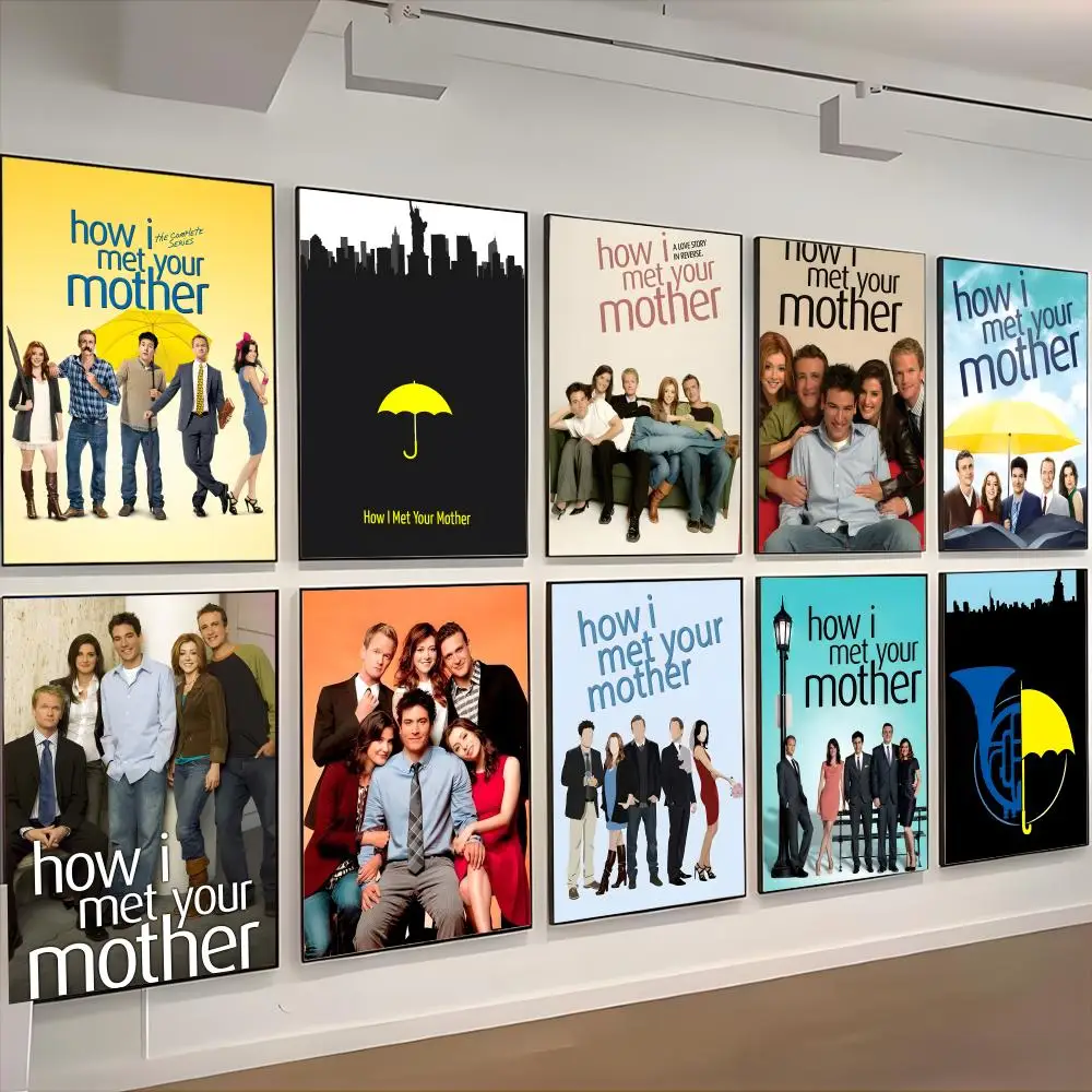 drama comedy H-How I Met Your Mother Poster retro art restaurant bar decoration
