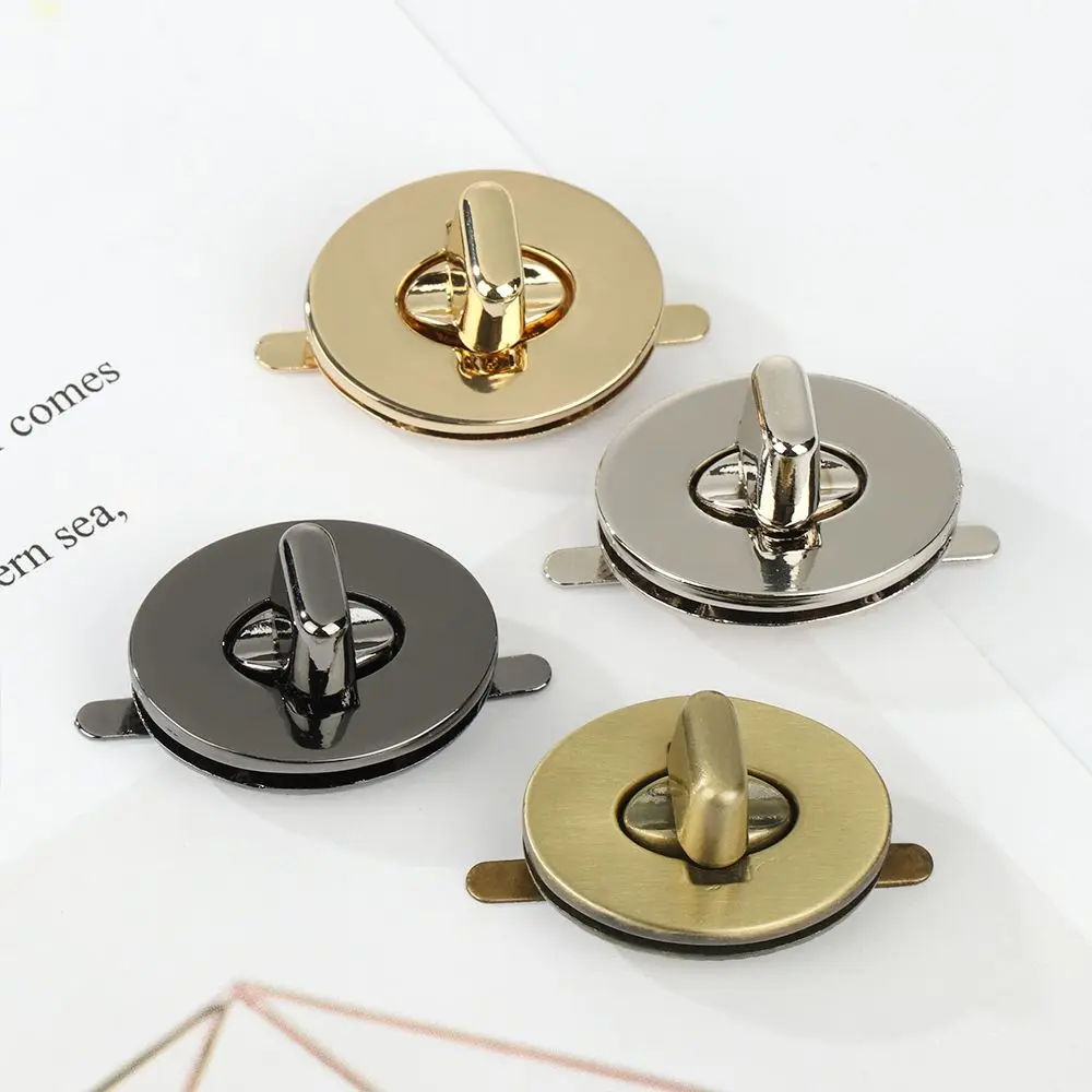 1Pcs Metal Durable Clasp Turn Lock Oval Twist Lock For DIY Handbag Bag Purse Luggage Hardware Closure Bag Parts Accessories