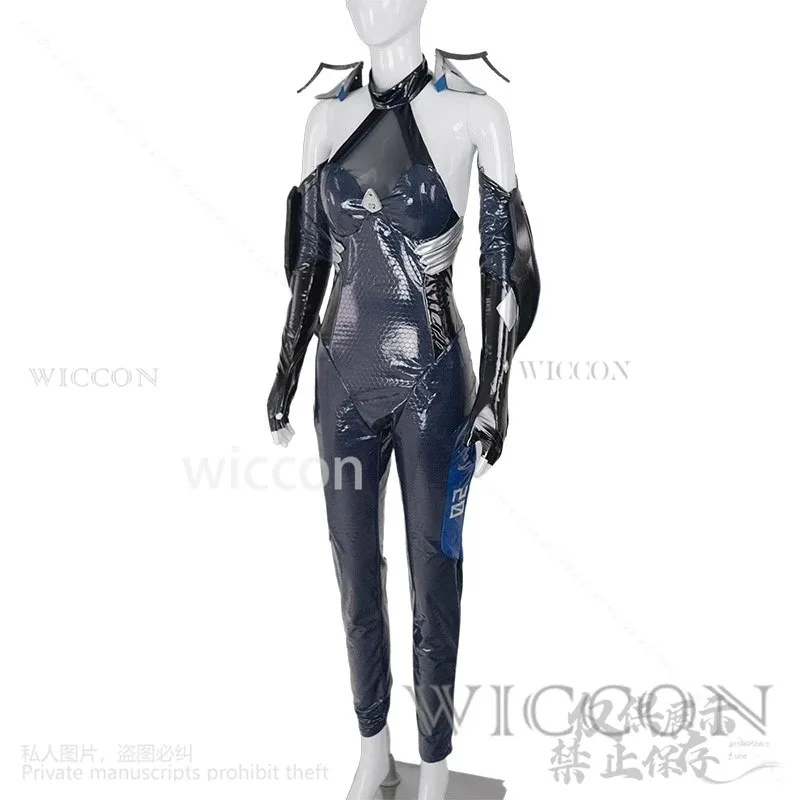 

COSda@Anime Game NIKKE The Goddess Of Victory Cosplay Old Tales Costume Leather Sexy Jumpsuit Punk Uniform Wigs Jirai Kei Custom