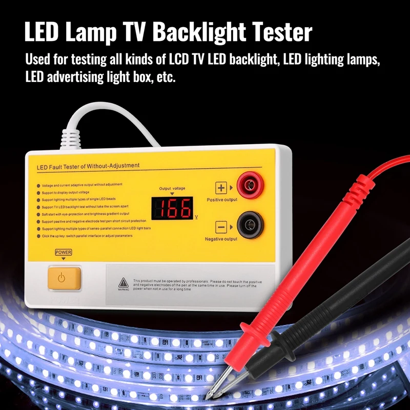 LED TVバックライトテスター,多目的ストリップライト,ビーズ検出器,0〜200V出力,EUプラグ