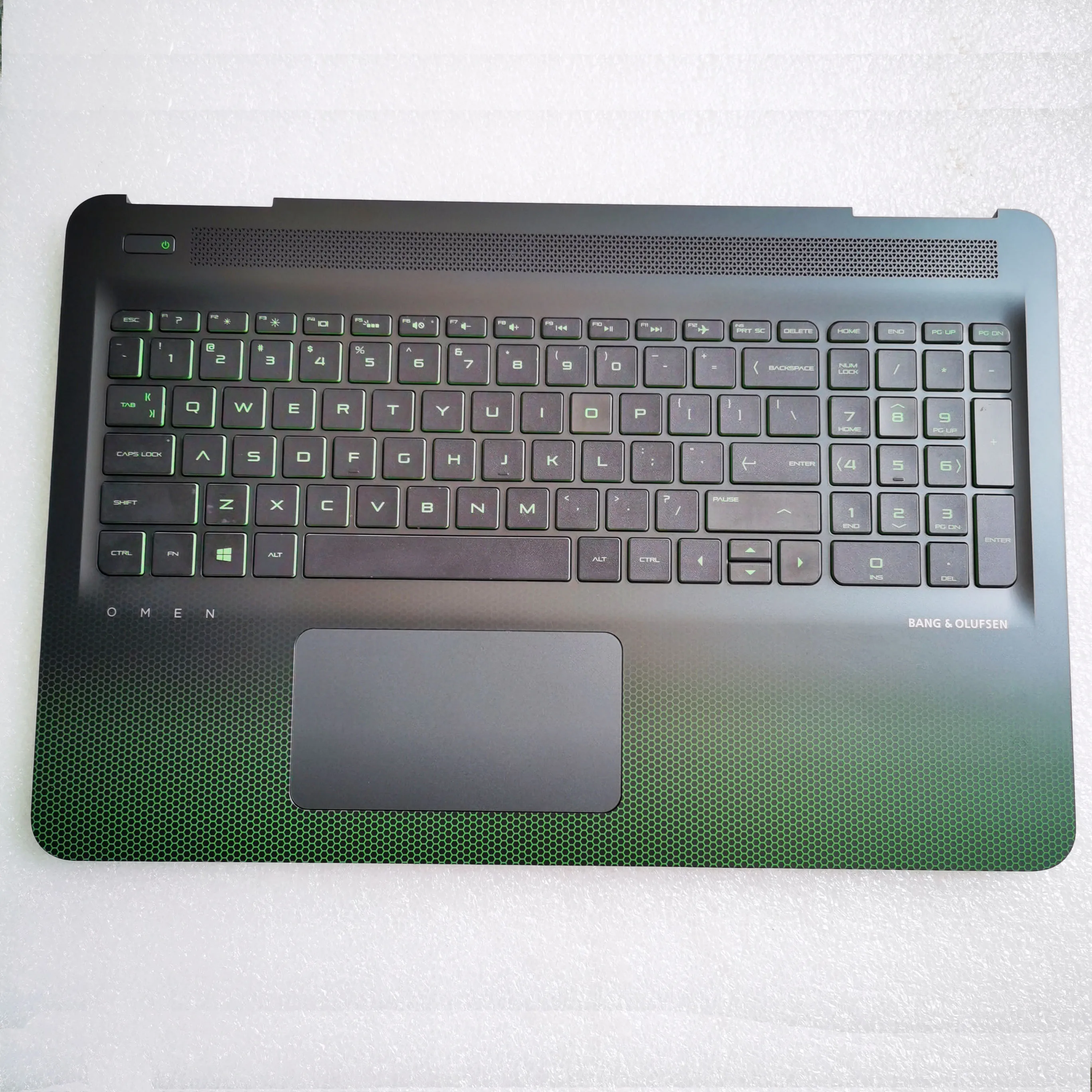 NEW For HP OMEN 15-AX 15-DP TPN-Q173 G35 Laptop Palmrest Upper Cover With Backlit Keyboard Touchpad Bottom Case Cover 905118-001