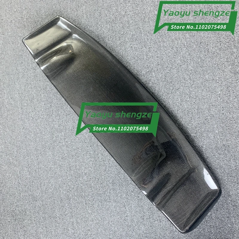 VOTEX style Scirocco Carbon Fiber Rear roof Lip Wing spoiler For Volkswagen VW Scirocco R  2010~2014