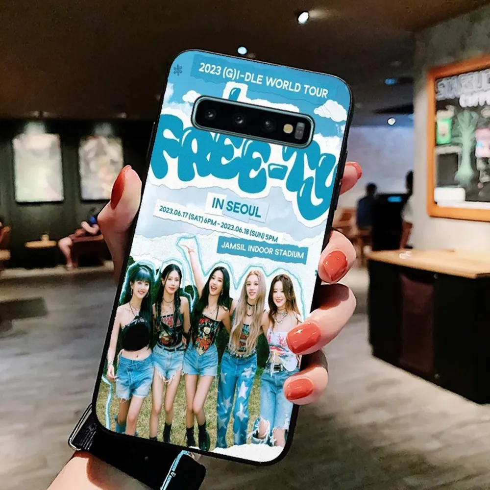 Kpop G-GIDLE I FEEL Beautiful Phone Case For Samsung S 9 10 20 21 22 23 30 23plus lite Ultra FE S10lite Fundas