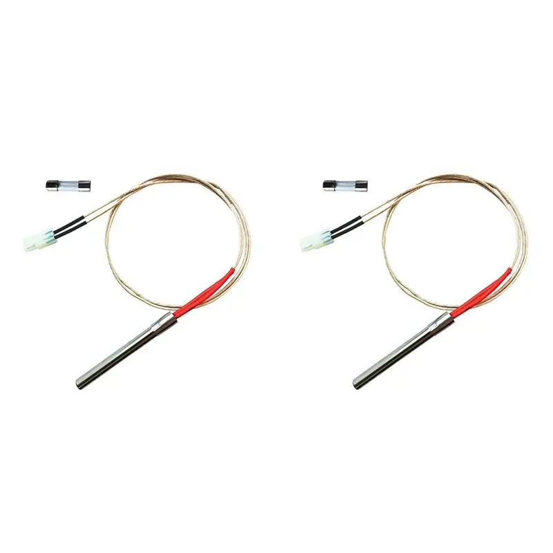 2X 220V Ignition Igniter Starter Waterproof Hot Rod Wood Pellet For Fireplace Grill Stove Parts