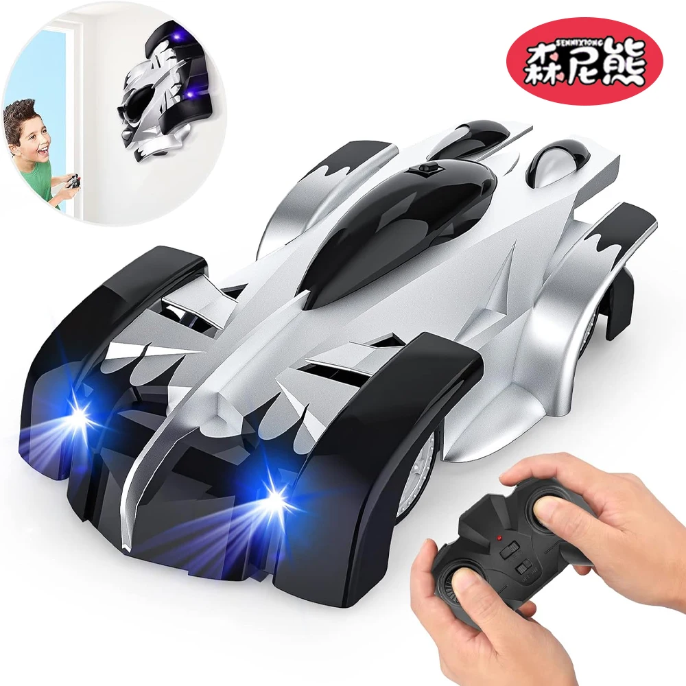 

SENNIXIONG RC 1:24 настенный альпинистский автомобиль с легкой антигравитационной вращающейся на 360° модель электрический трюк дрейфующий автомобиль игрушка для детей