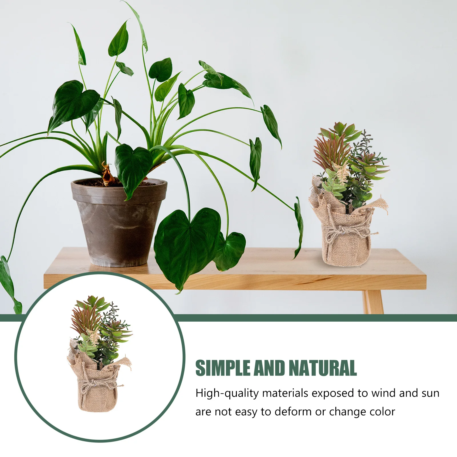 

Artificial Potted Small Faux Succulent Fake Indoor Decor For Office Home Garden Plastic Succulent Simulation Plant Potting