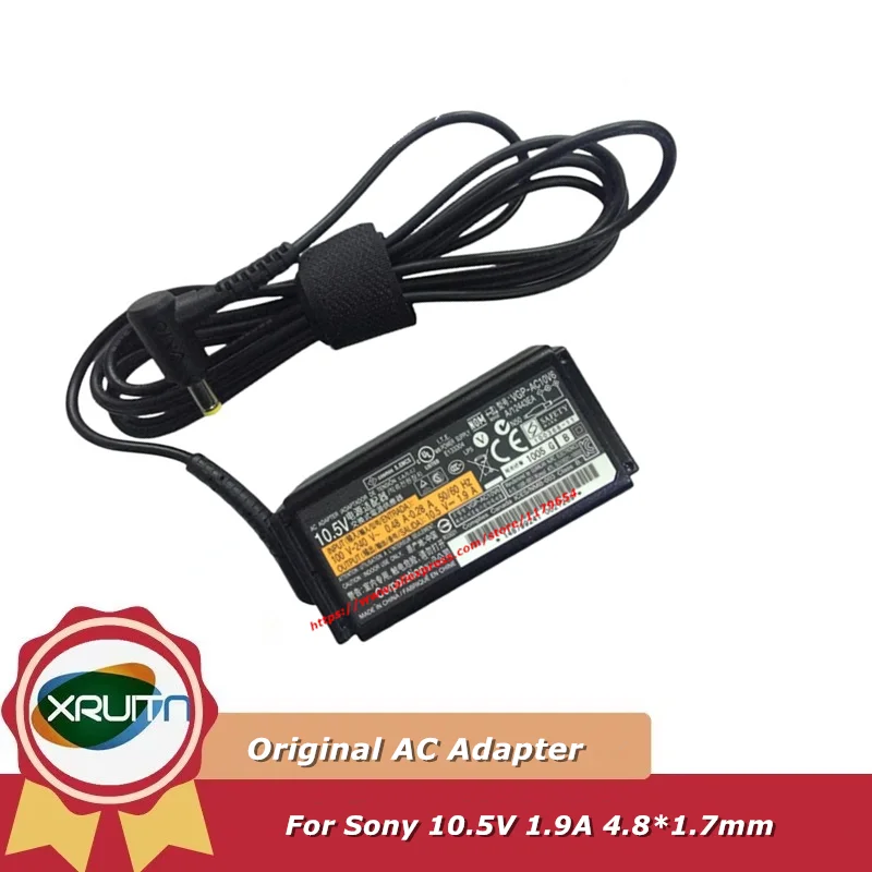 New original VGP-AC10V6 10.5V 1.9A AC/DC Adapter Charger for Sony Vaio Notebooks Power Supply
