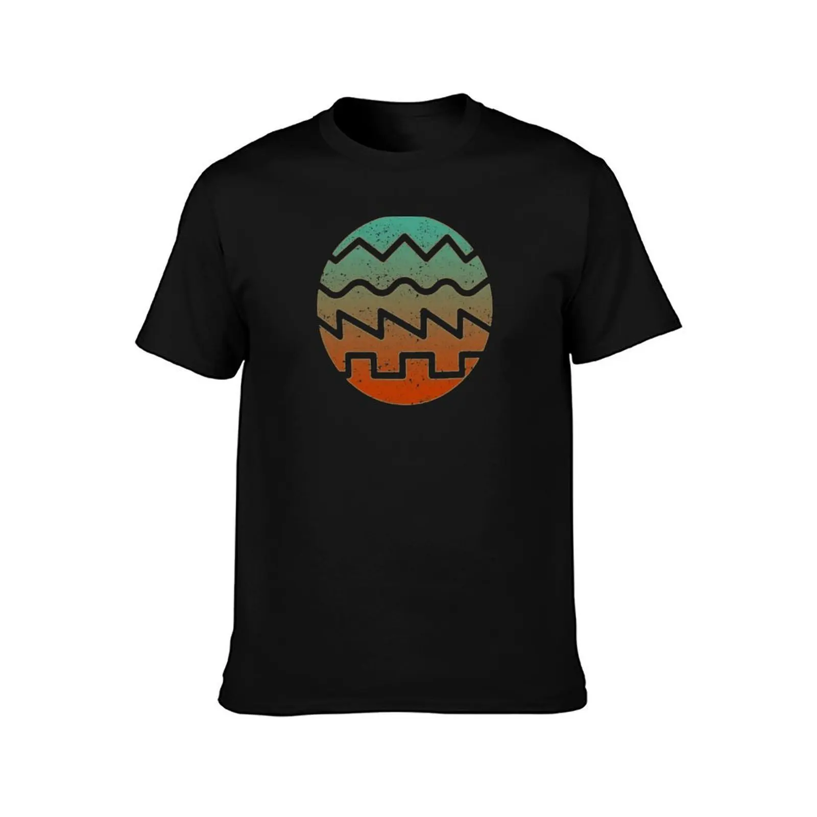 Synthesizer Fan Waveform T-Shirt, Summer Casual Cotton Tee, Oversized Streetwear Tops, Vintage Graphic Print, Unisex Men Women