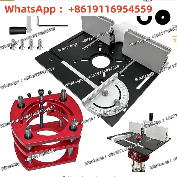 S8 woodworking engraving machine flip-chip plate lifting base bakelite milling countertop alloy panel mountain push ruler