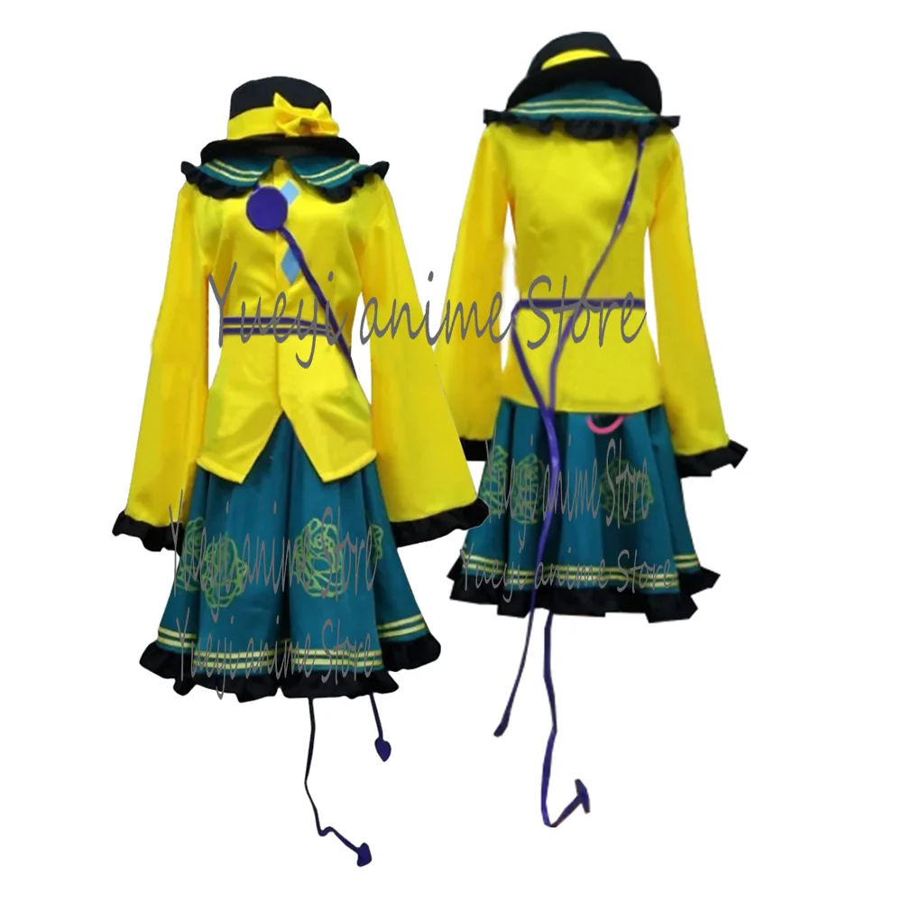 Anime Cosplay Koishi Komeiji Costume Women Lolita Dress Halloween Carnival Party Costumes