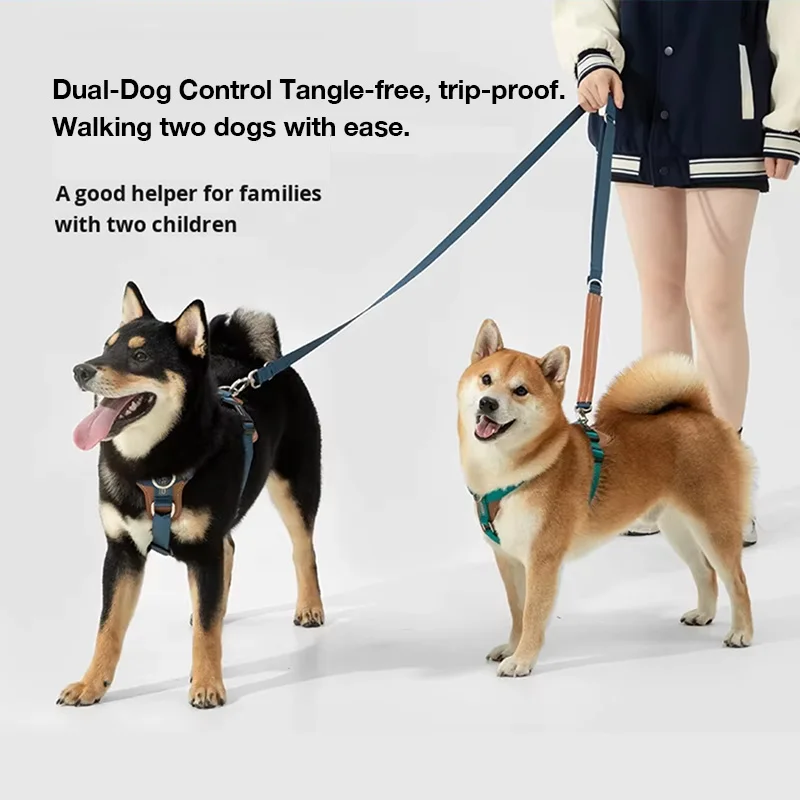 Dog Chest Harness Vest Multi Functional Anti Pull Shock Absorption