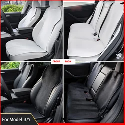 Car Seat Mat Pad Protector Covers, Seat Bench Cushion Cover,for Tesla Model 3/Y 2017-2022 Flannel Material