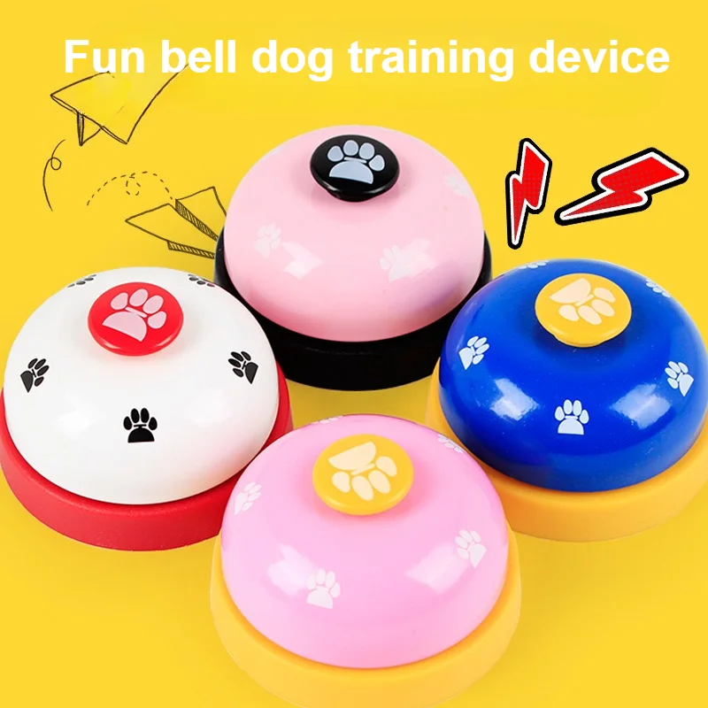 4-pack Pet Training Bells for Cats and Dogs, Meal Bells, Alarm Clocks, Pet Fun Intelligence Development Toys, Dog Trainers