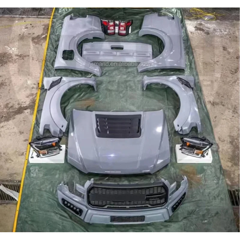

Ramand 4x4 Car Bodykit for Ranger T6 T7 T8 Upgrade to F150 Raptor Body T6 Facelift Kit