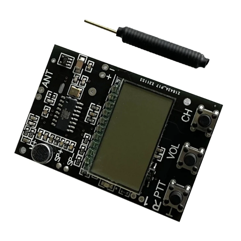 Double Function Transceiver PCB for Enhancing Two Way Radio Security Industry, Voice Transmission in Construction Sites