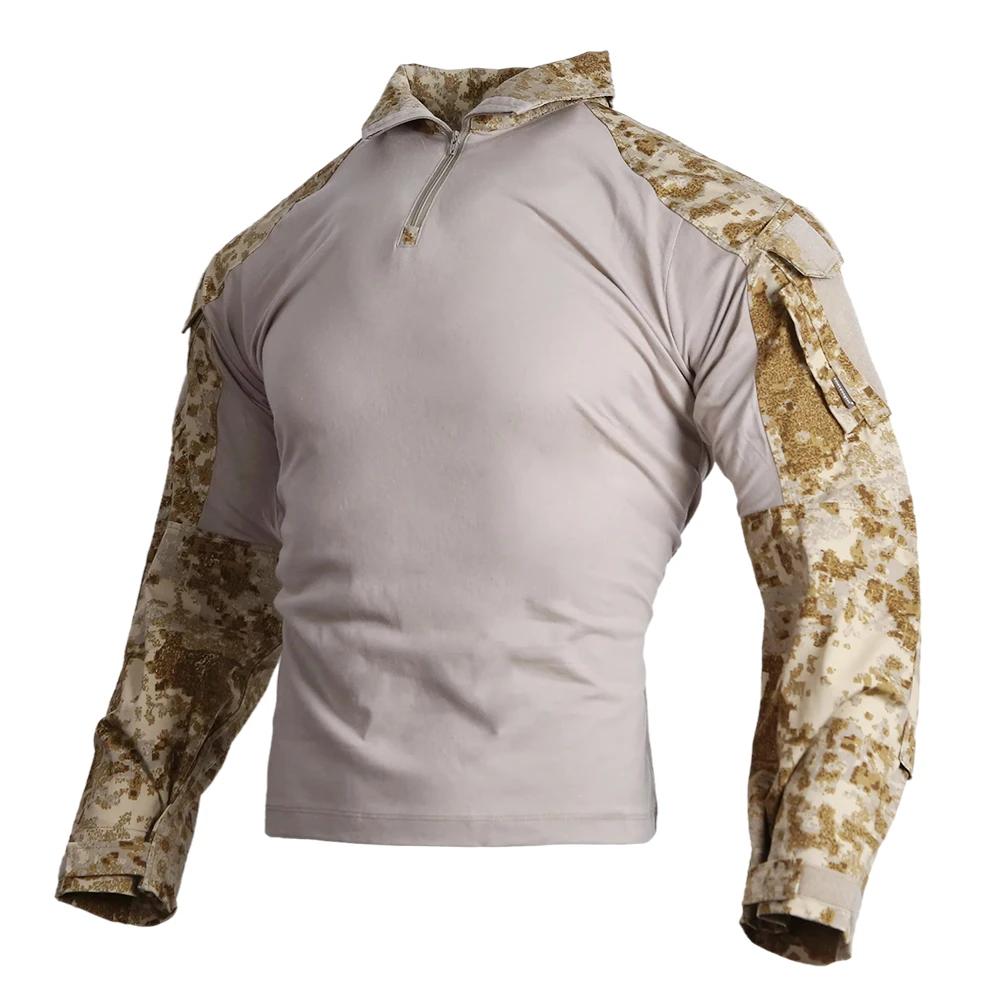 Camiseta táctica Emersongear G3 manga larga – Camuflaje Airsoft - imagen 4