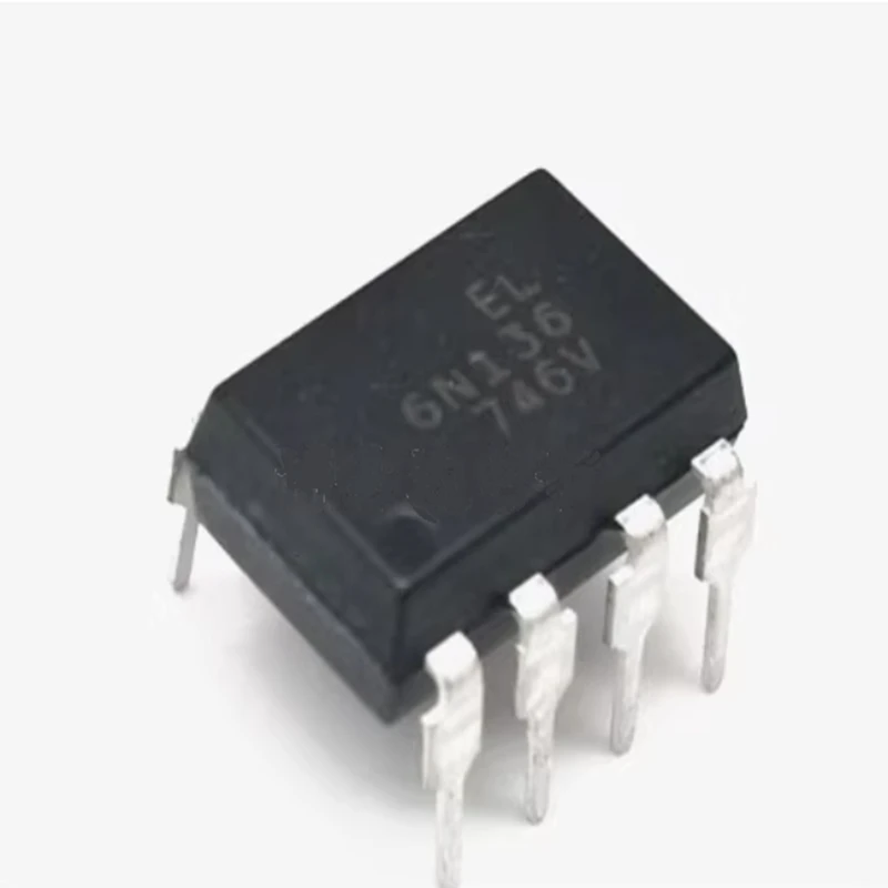 5PCS-20PCS 6N136 DIP8 High-speed optocoupler EL6N136  Operating Voltage 4.5V~15V
