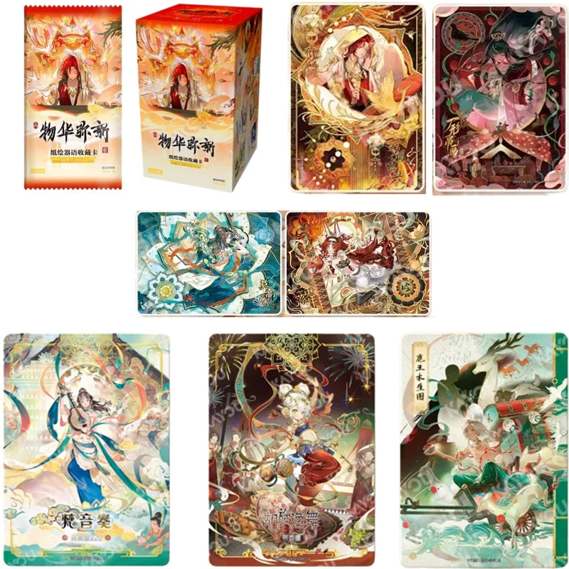 

Оригинальные игровые карточки KAYOU Dragonest: Набор коллекционных карточек Hua Wu Mi Xin с рисунками, языковые карточки, периферийные товары, игрушки, подарки