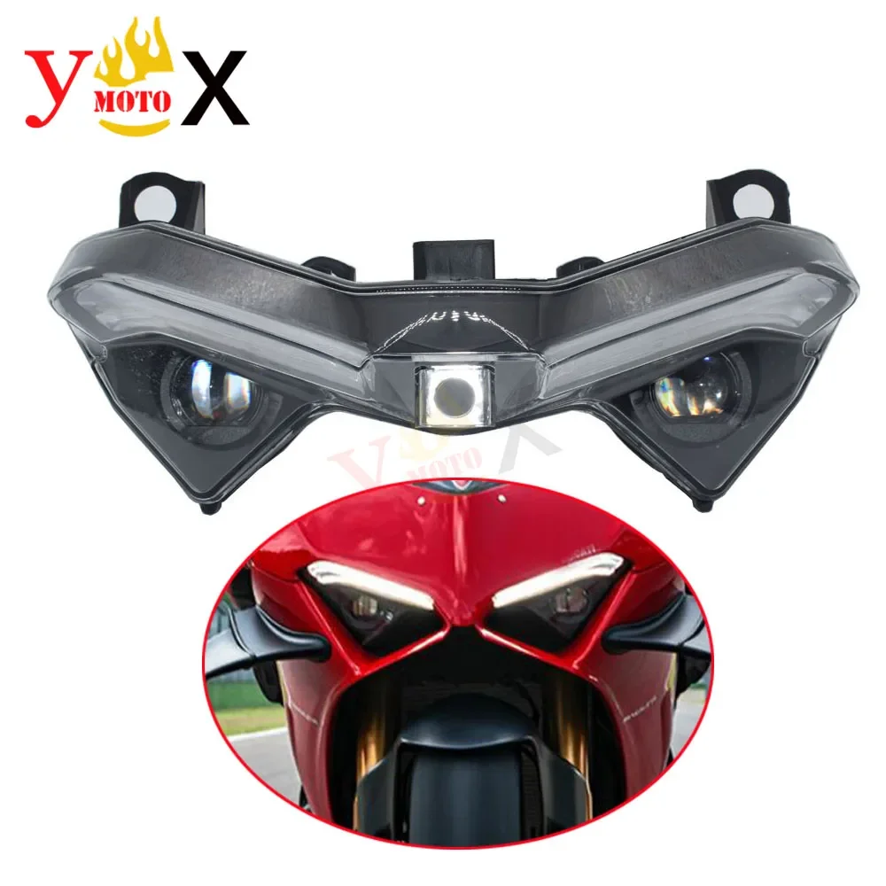 PanigaleV4/V2 Motorcycle LED Front Headlight Headlamp Assembly For DUCATI Panigale V4 V4S V4R V4SP 2018-2023 V2 2020-2022