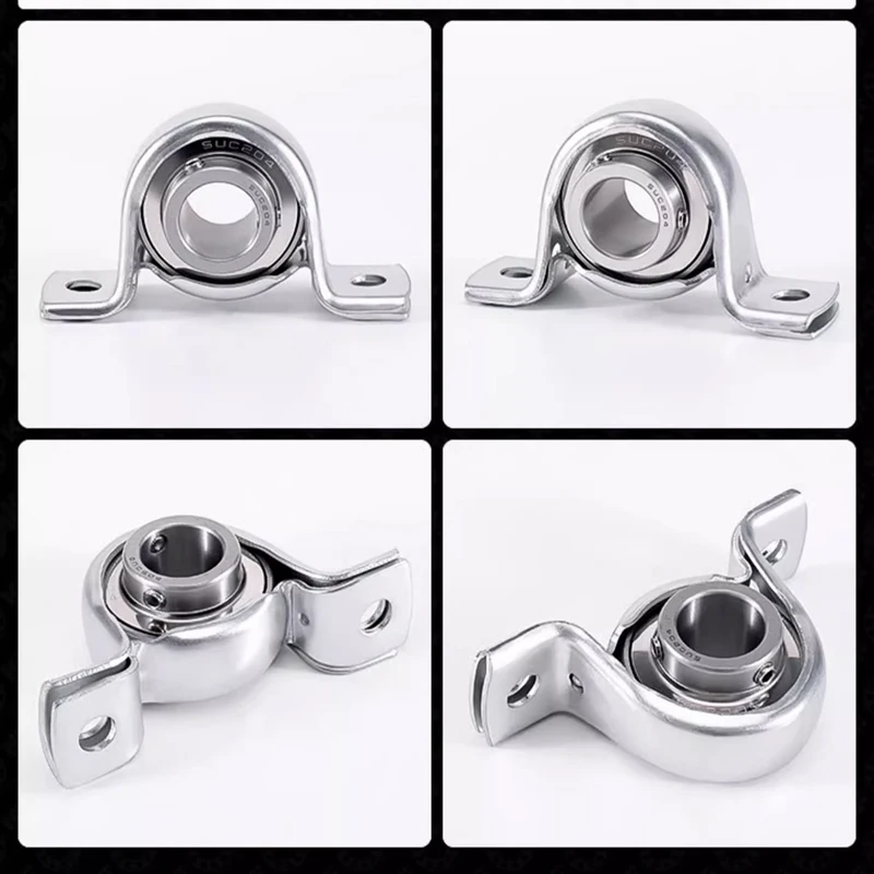 좌석이 있는 스테인레스 스틸 외부 구형 인서트 베어링 SUCPP SSBPP SSAPP 201 202 203 204 205 206 207 208 209