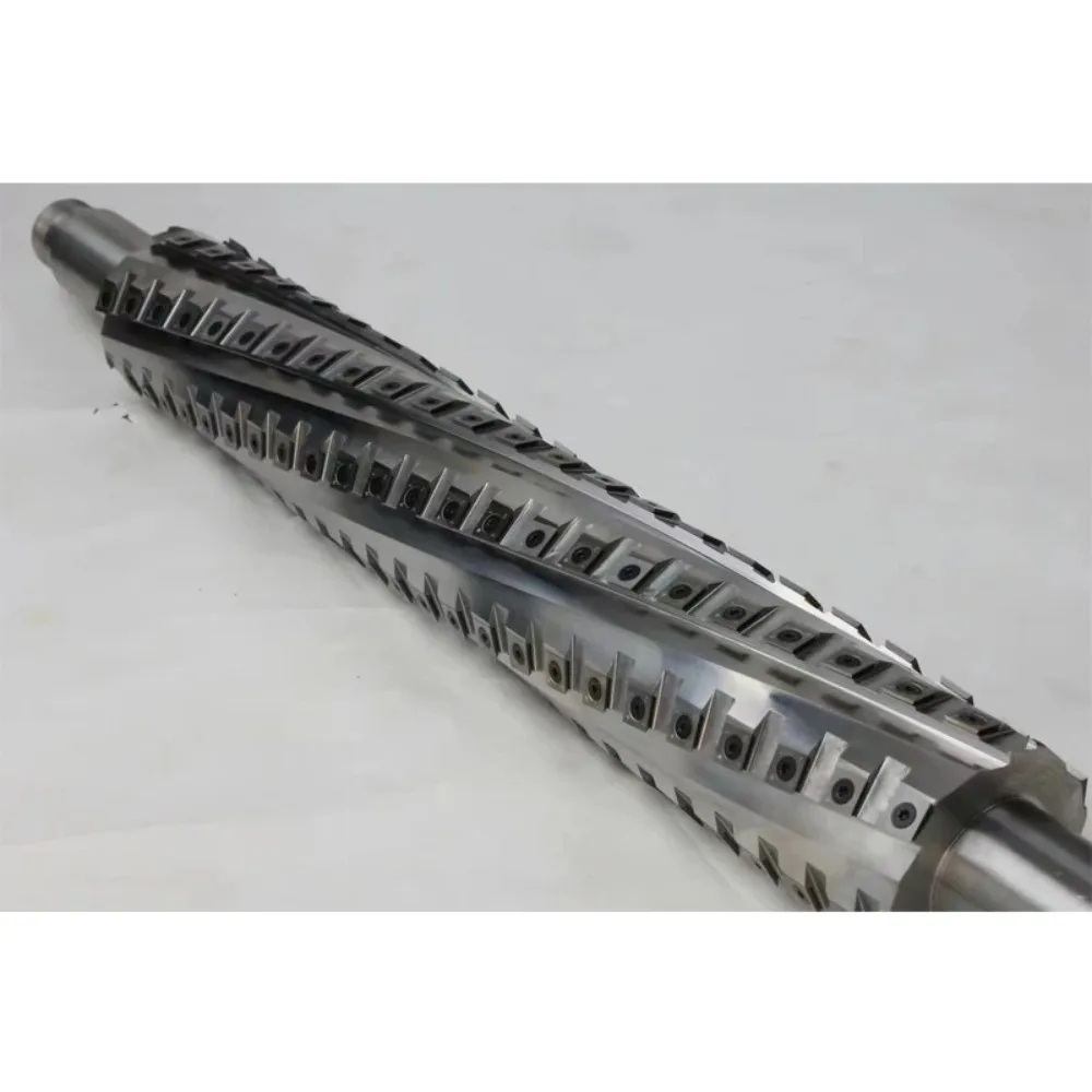 for Heavy Duty Spiral Planer Shaft With Indexable Inserts Industrial Wood Cutting Tool For Woodworking Machinery