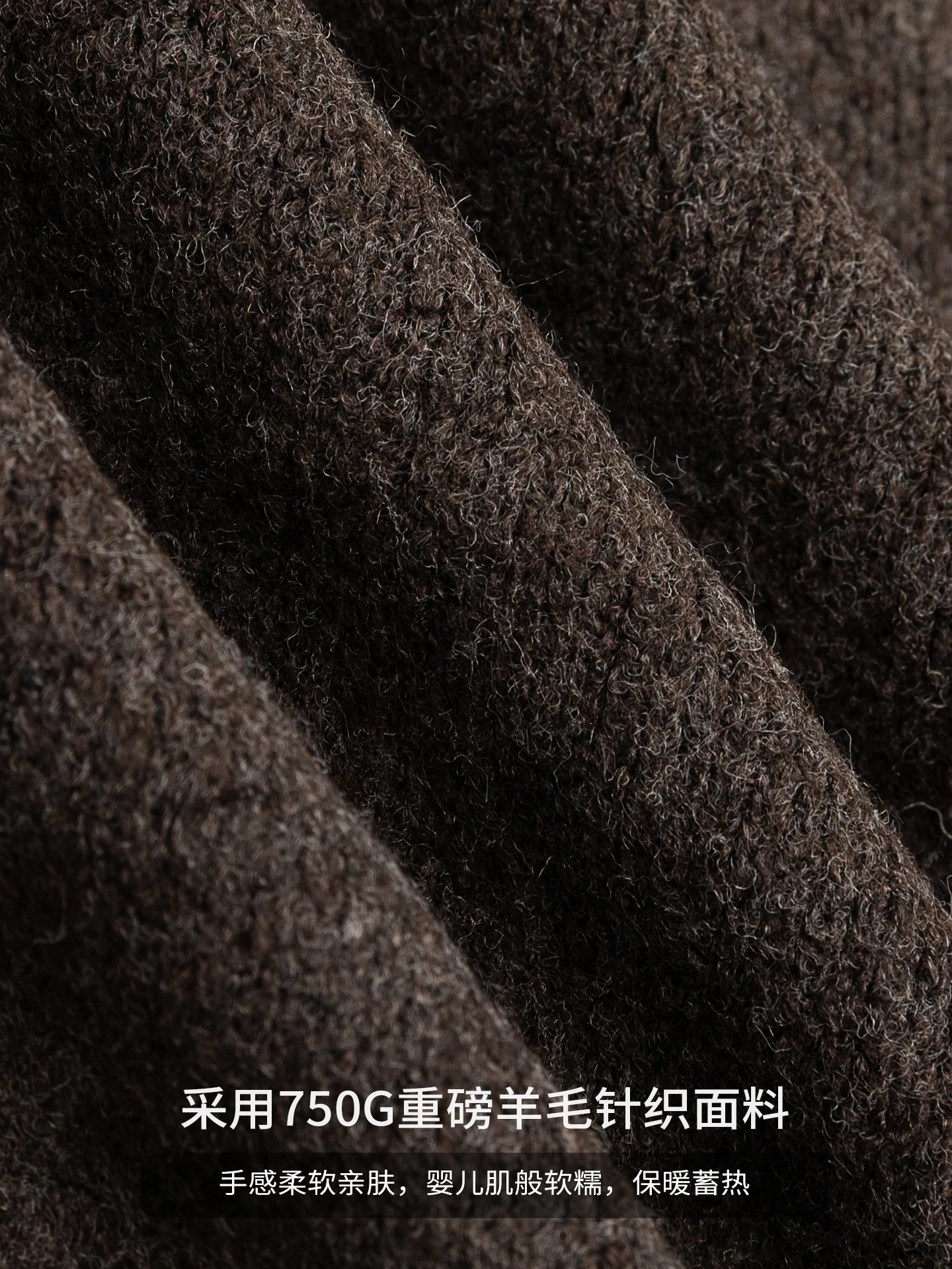 DUKEEN 750G الثقيلة نمط ميلارد الخامس الرقبة الرجال سترة الخريف والشتاء فضفاضة تناسب عادية بلون معطف شتاء