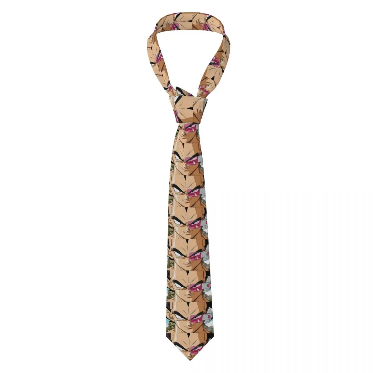

Customized Vegeta Fashion Eye Tie Men Fashion Anime Silk Wedding Neckties
