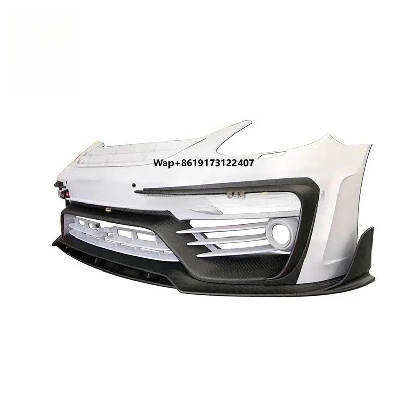 Auto Car MSY Style Carbon Fiber Mix Fiberglass Car Bumper Engine Hood Body Kit for  Panamera 2017
