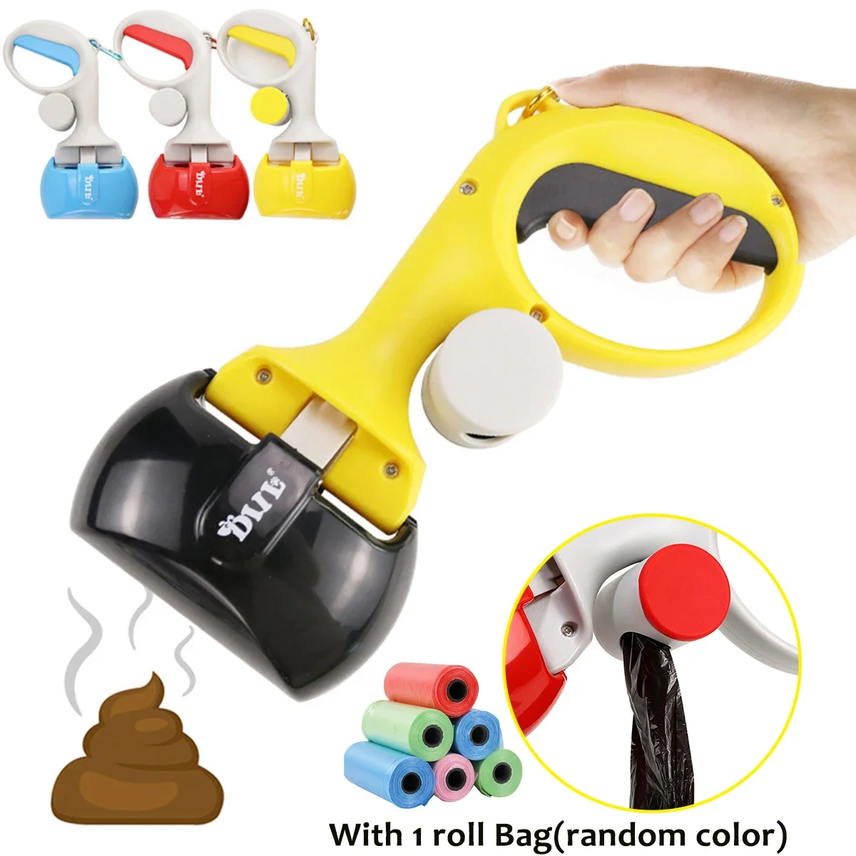 

Portable Pet Dog Cat Waste Pooper Scooper Animal Poop Scoop Shit Shovel Pets Dogs Pooper Outdoor Cleaner Pick Up Pet Accessories