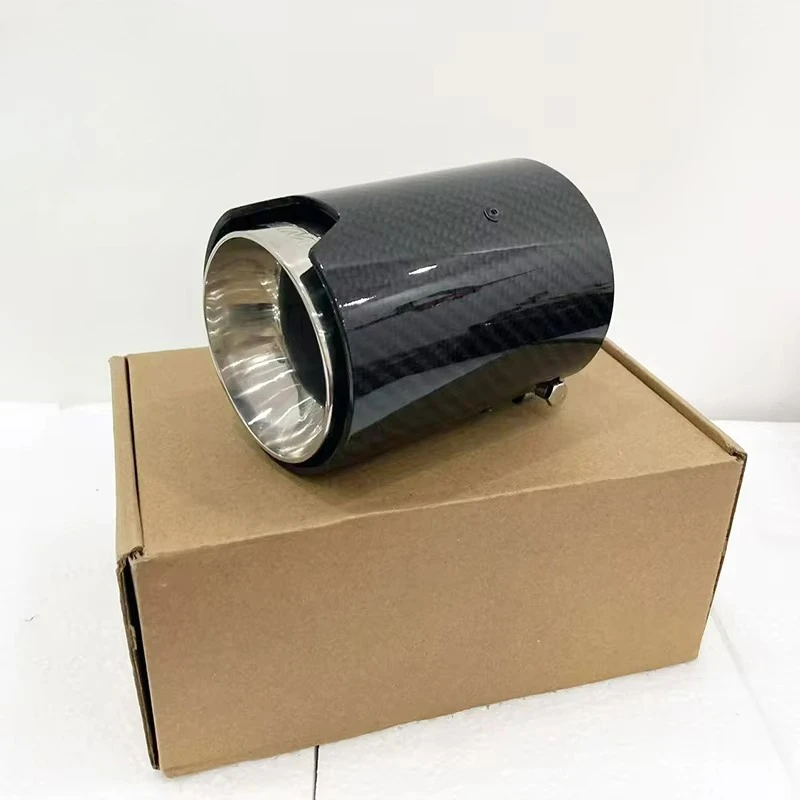 Stainless Steel Black Exhaust Muffler Pipe Tip For BMW Universal M Performance