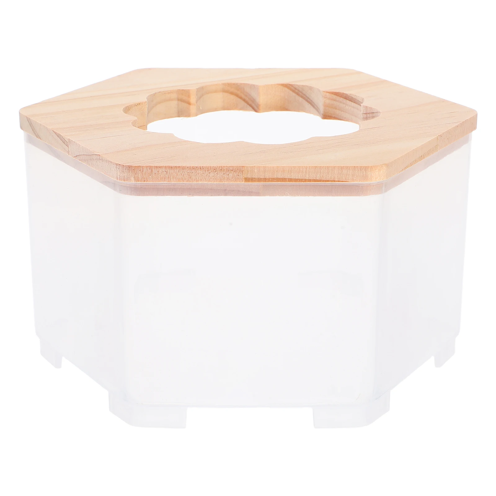 

Bathroom Toilet Dual Function Space Saving Detachable Bath Tub Sand Box for Hamster Chinchilla Chicken Pet Supplies Hamster