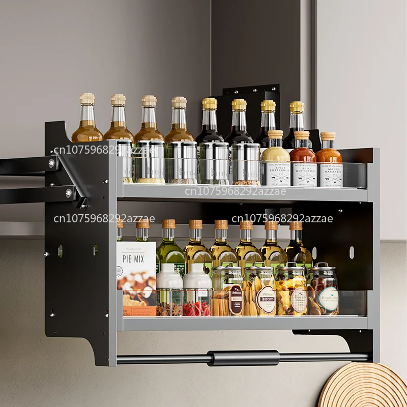 

Hanging cabinet lift basket drop-down cabinet lift rack